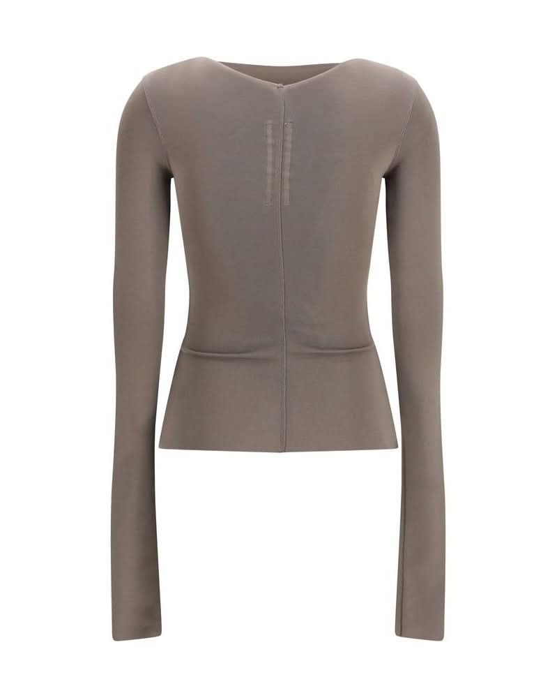 Rick Owens Gray Viscose Blouse Glam Steals