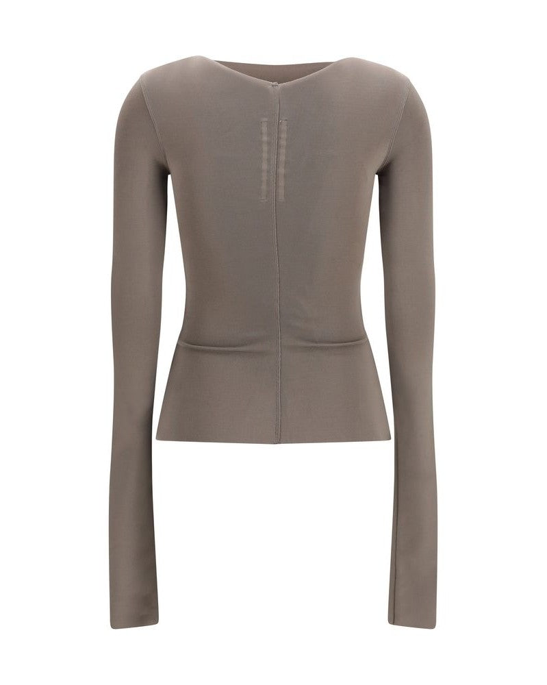 Rick Owens Gray Viscose Blouse Glam Steals