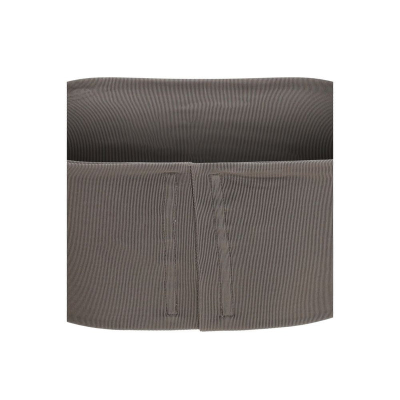 Rick Owens Gray Viscose Sleeveles T-shirt Glam Steals