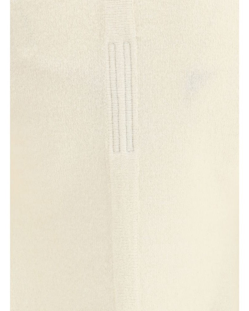 Rick Owens Wool Cream Fleece Cardigan Glam Steals