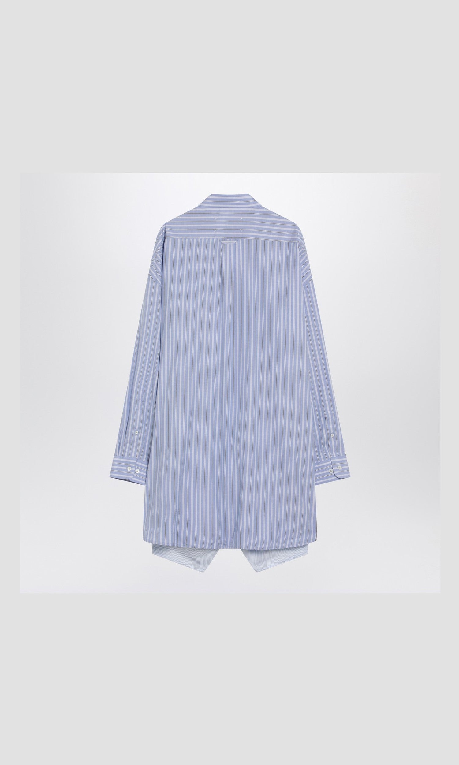 Maison Margiela Light blue striped shirtdress Glam Steals