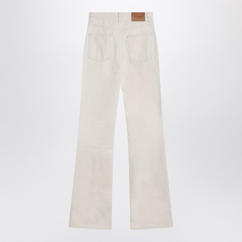 Saint Laurent 70S Jeans In Almond Colour Glam Steals