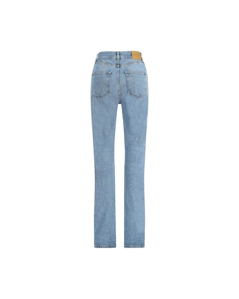 Saint Laurent 90s-inspired slim-fit jeans in denim Glam Steals