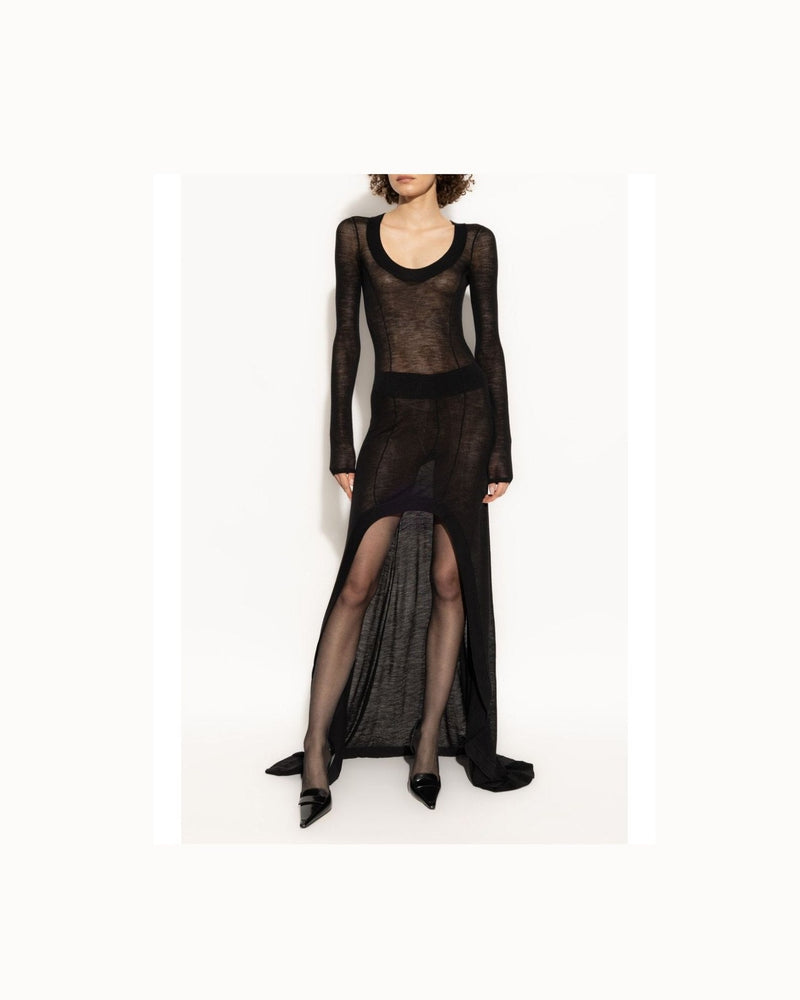 Saint Laurent Asymmetric Design Dress Glam Steals