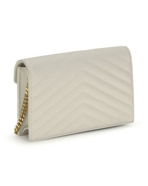Saint Laurent Beige Calf Leather Bos Taurus Wallet Glam Steals