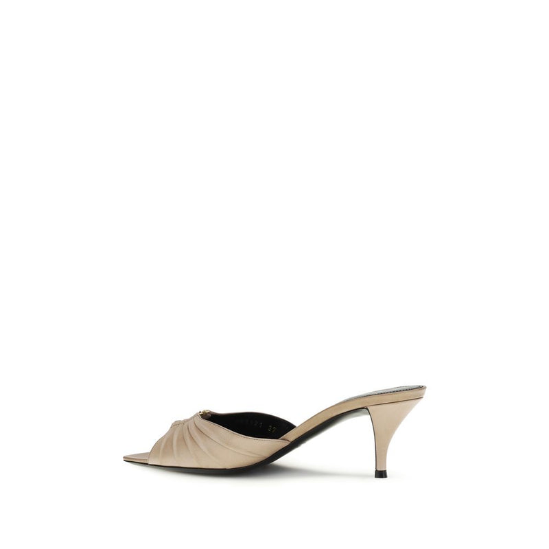 Saint Laurent Beige Mules Glam Steals