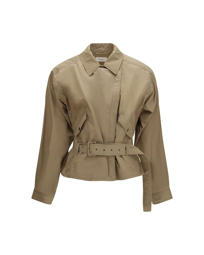 Saint Laurent Beige Polyamide Clothing Glam Steals