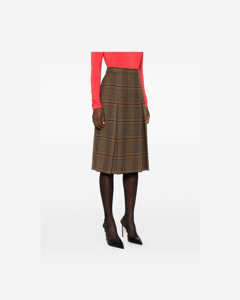 Saint Laurent Beige Skirt Glam Steals