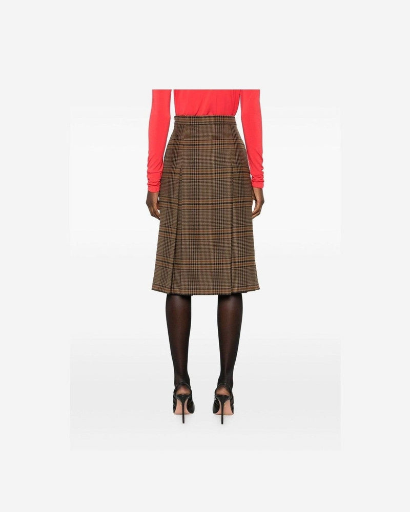 Saint Laurent Beige Skirt Glam Steals