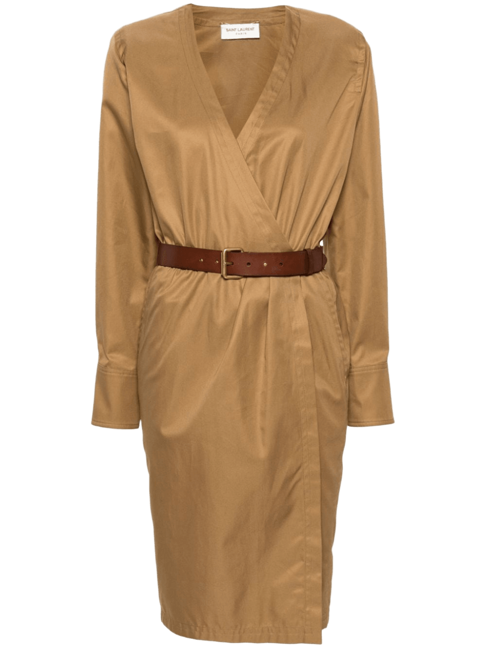 Saint Laurent Belted Dress Glam Steals