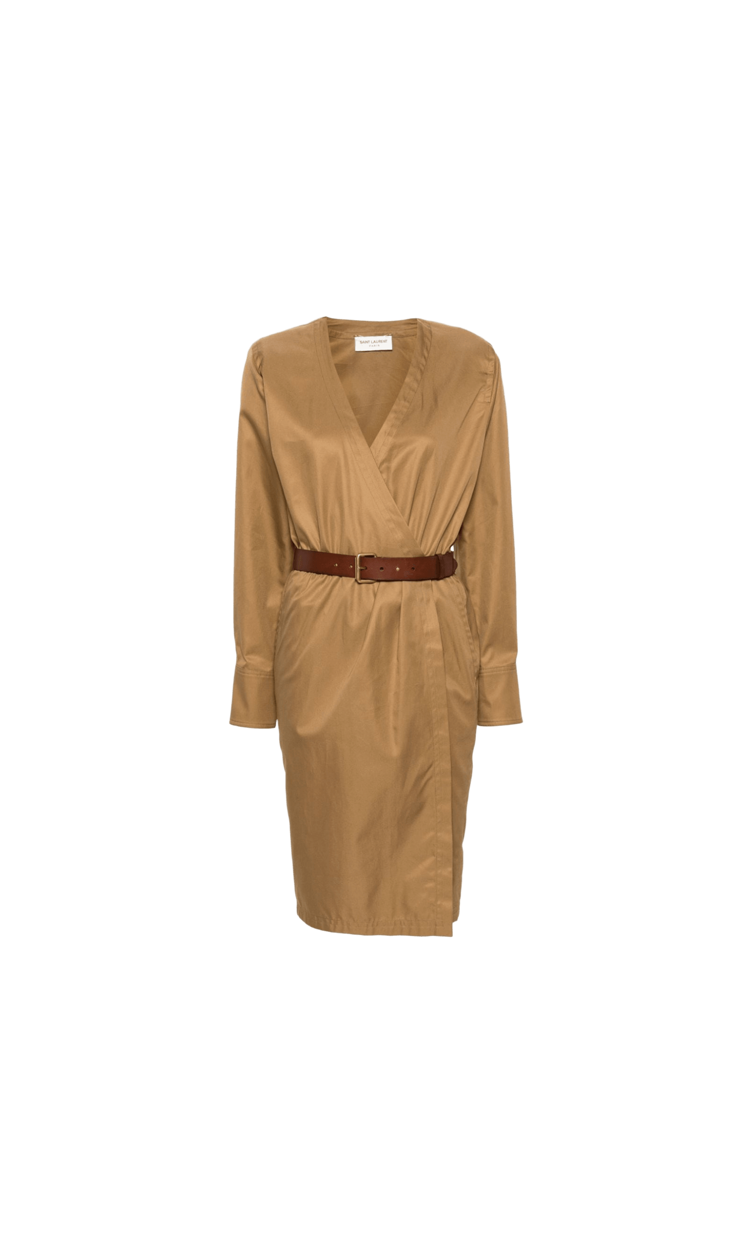 Saint Laurent Belted Dress Glam Steals