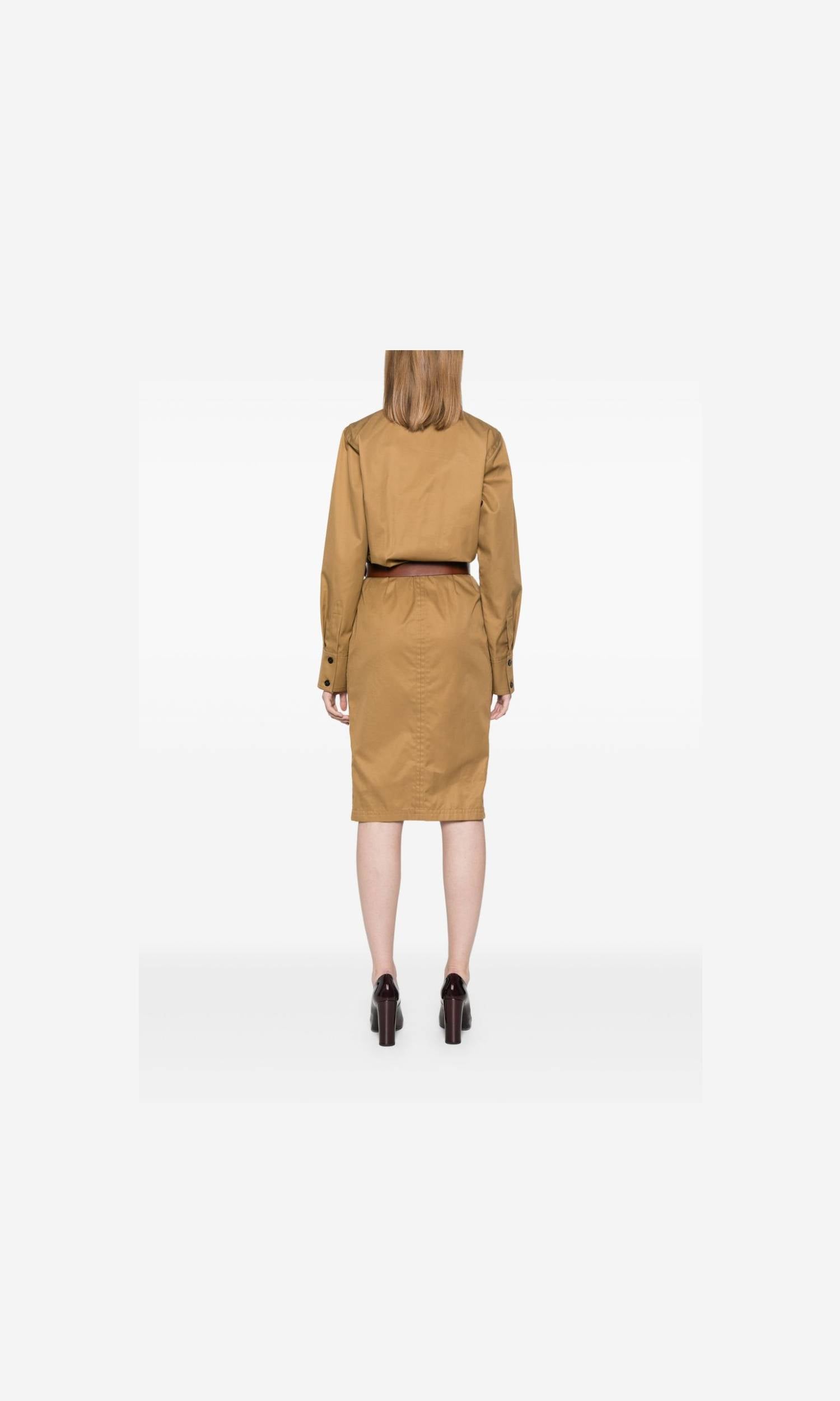 Saint Laurent Belted Dress Glam Steals