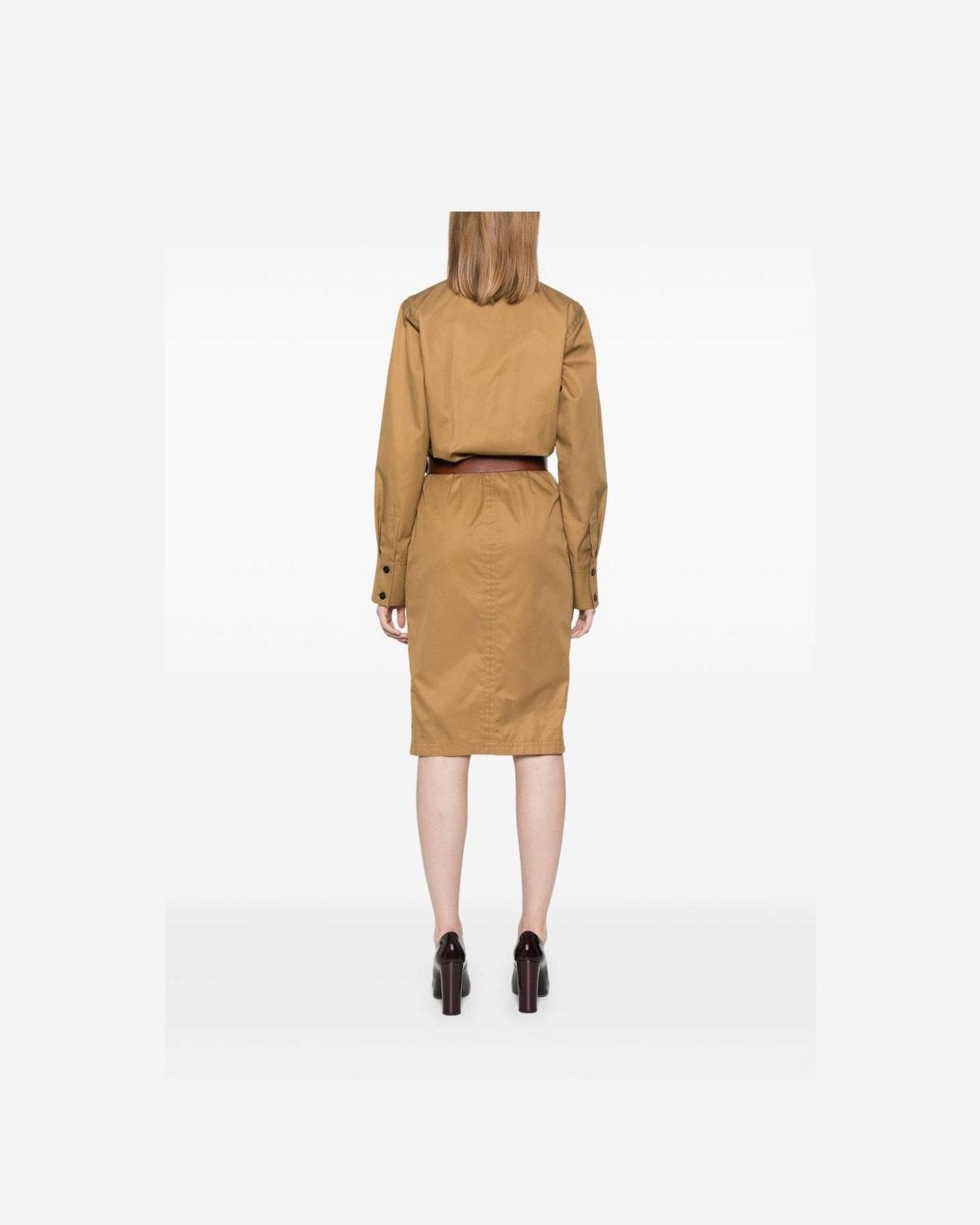 Saint Laurent Belted Dress Glam Steals