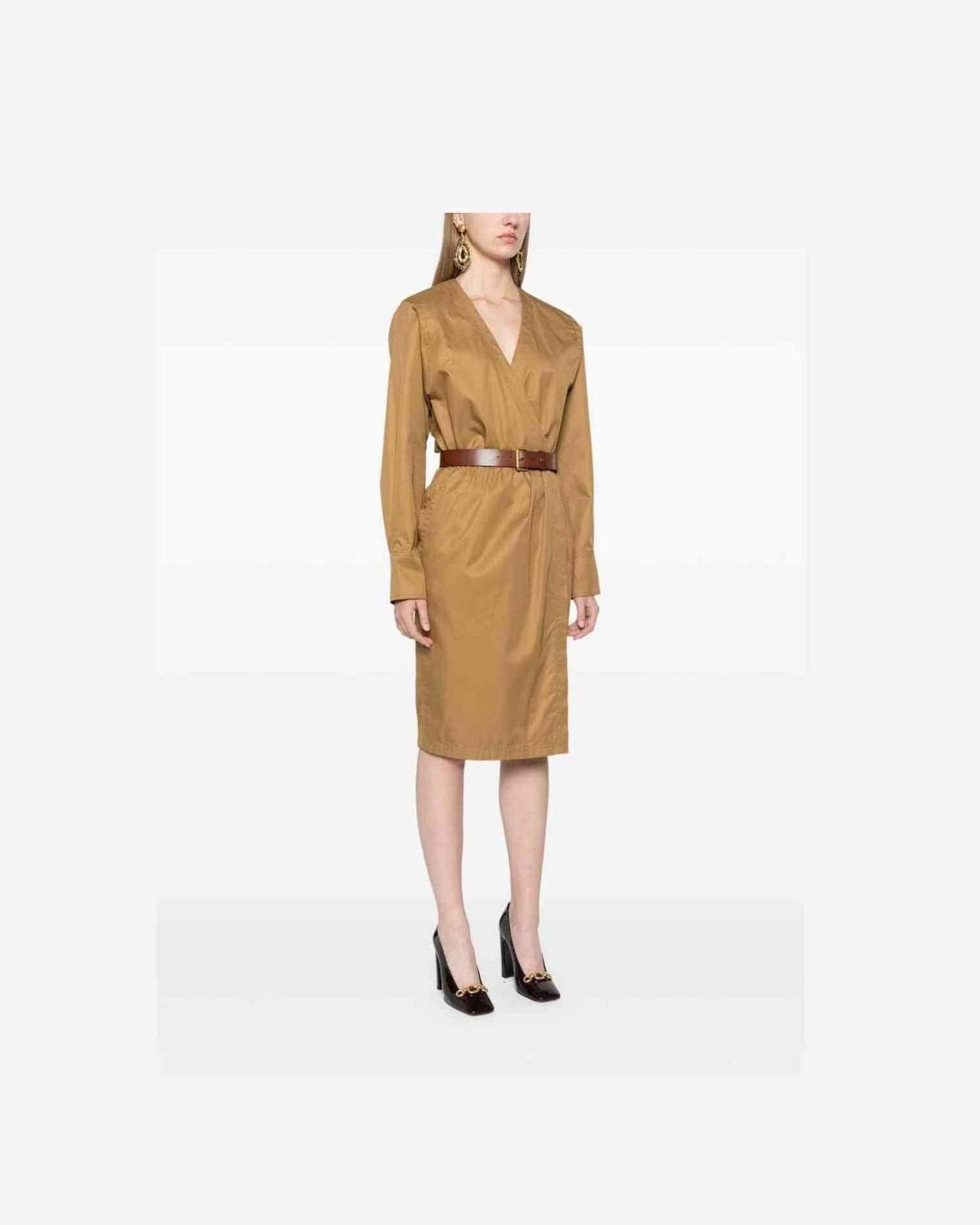Saint Laurent Belted Dress Glam Steals