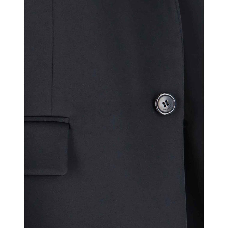 Saint Laurent Black Acetate Coat 