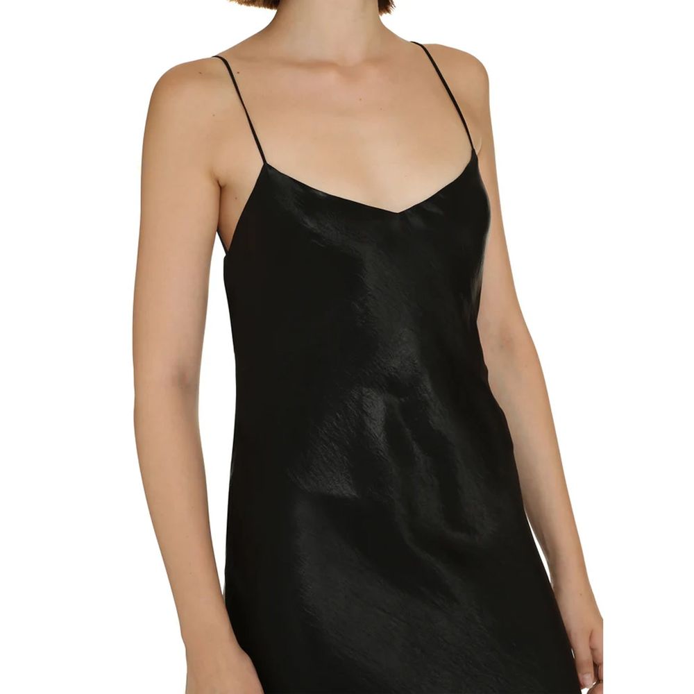 Saint Laurent Black Acetate Dress Glam Steals