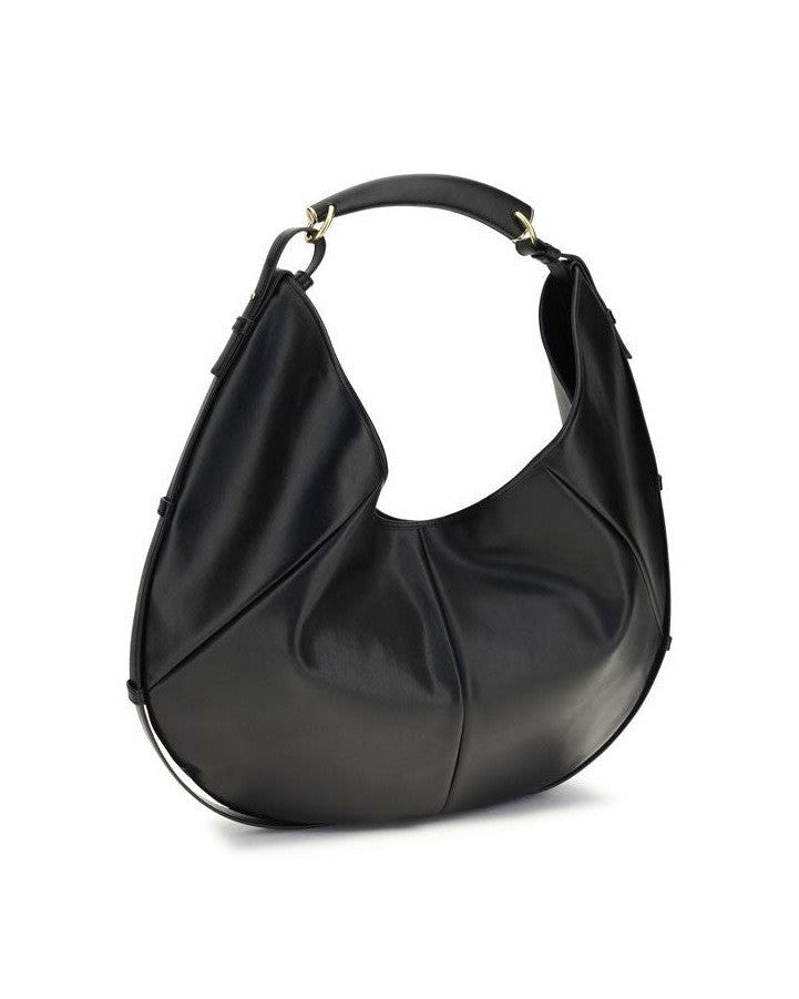 Saint Laurent Black Calf Leather Bos Taurus Shoulder Bag 