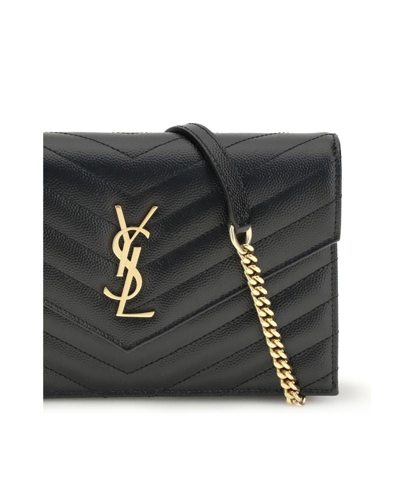 Saint Laurent Black Calf Leather Bos Taurus Shoulder Bag Glam Steals