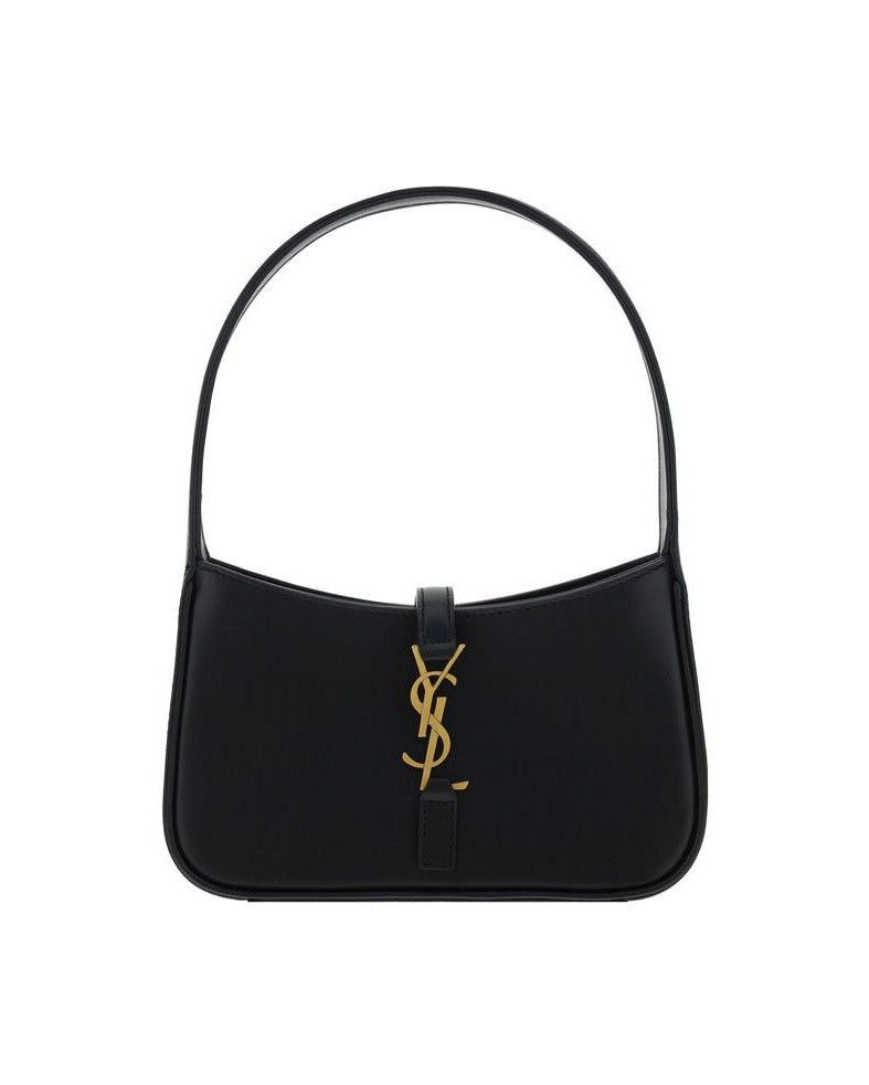 Saint Laurent Black Calf Leather Bos Taurus Shoulder Bag 