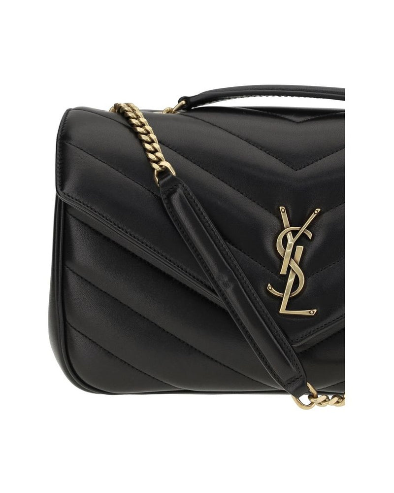 Saint Laurent Black Calf Leather Bos Taurus Shoulder Bag Glam Steals