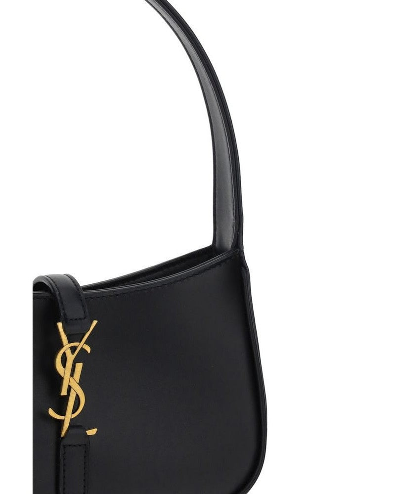 Saint Laurent Black Calf Leather Bos Taurus Shoulder Bag 