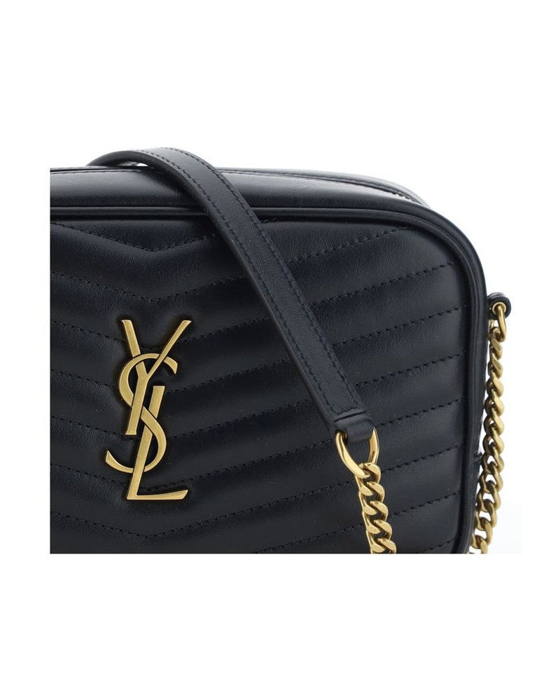 Saint Laurent Black Calf Leather Bos Taurus Shoulder Bag Glam Steals