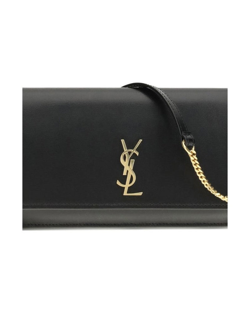 Saint Laurent Black Calf Leather Bos Taurus Shoulder Bag Glam Steals