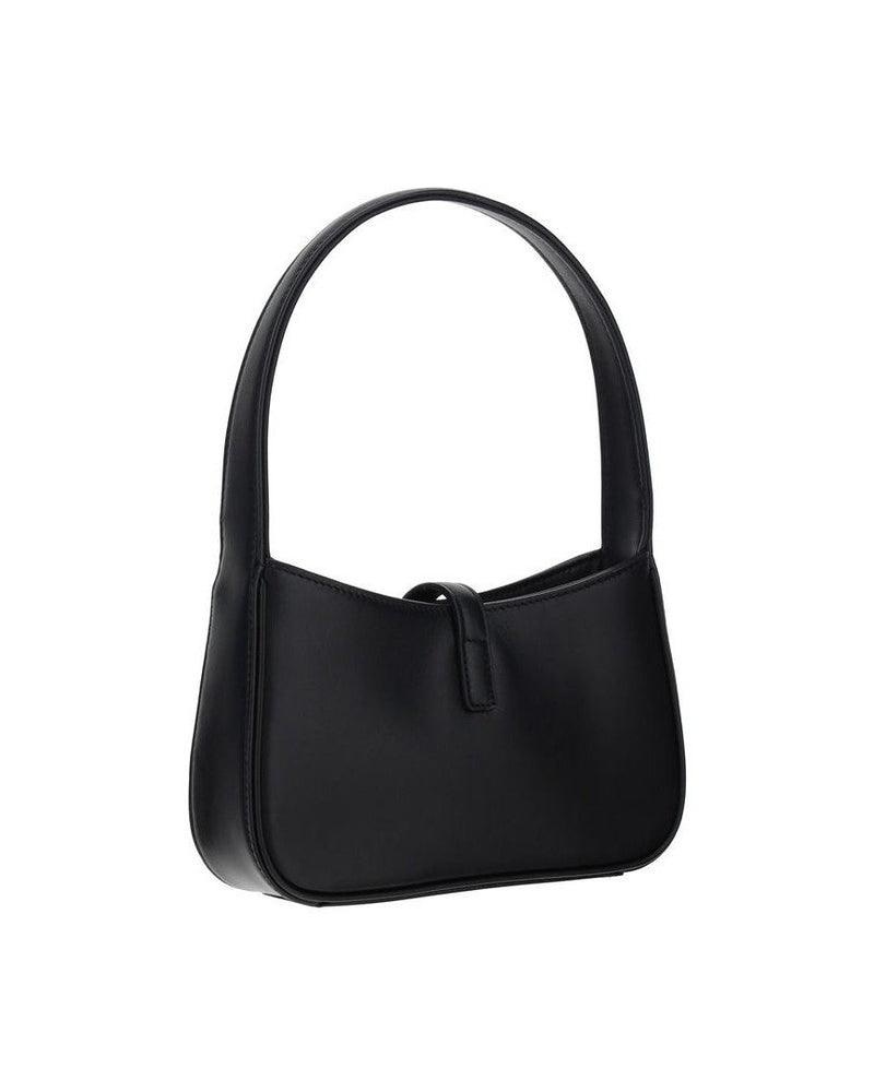 Saint Laurent Black Calf Leather Bos Taurus Shoulder Bag 