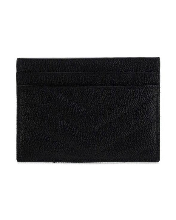 Saint Laurent Black Calf Leather Bos Taurus Wallet 