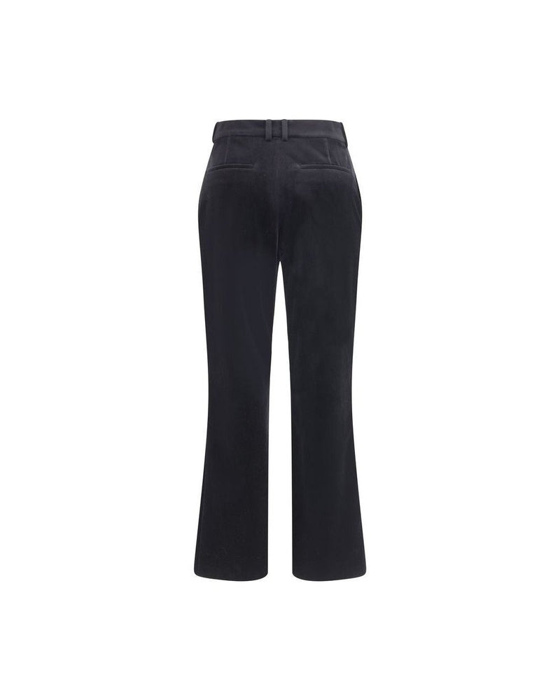 Saint Laurent Black Cotton Casual Pant Glam Steals
