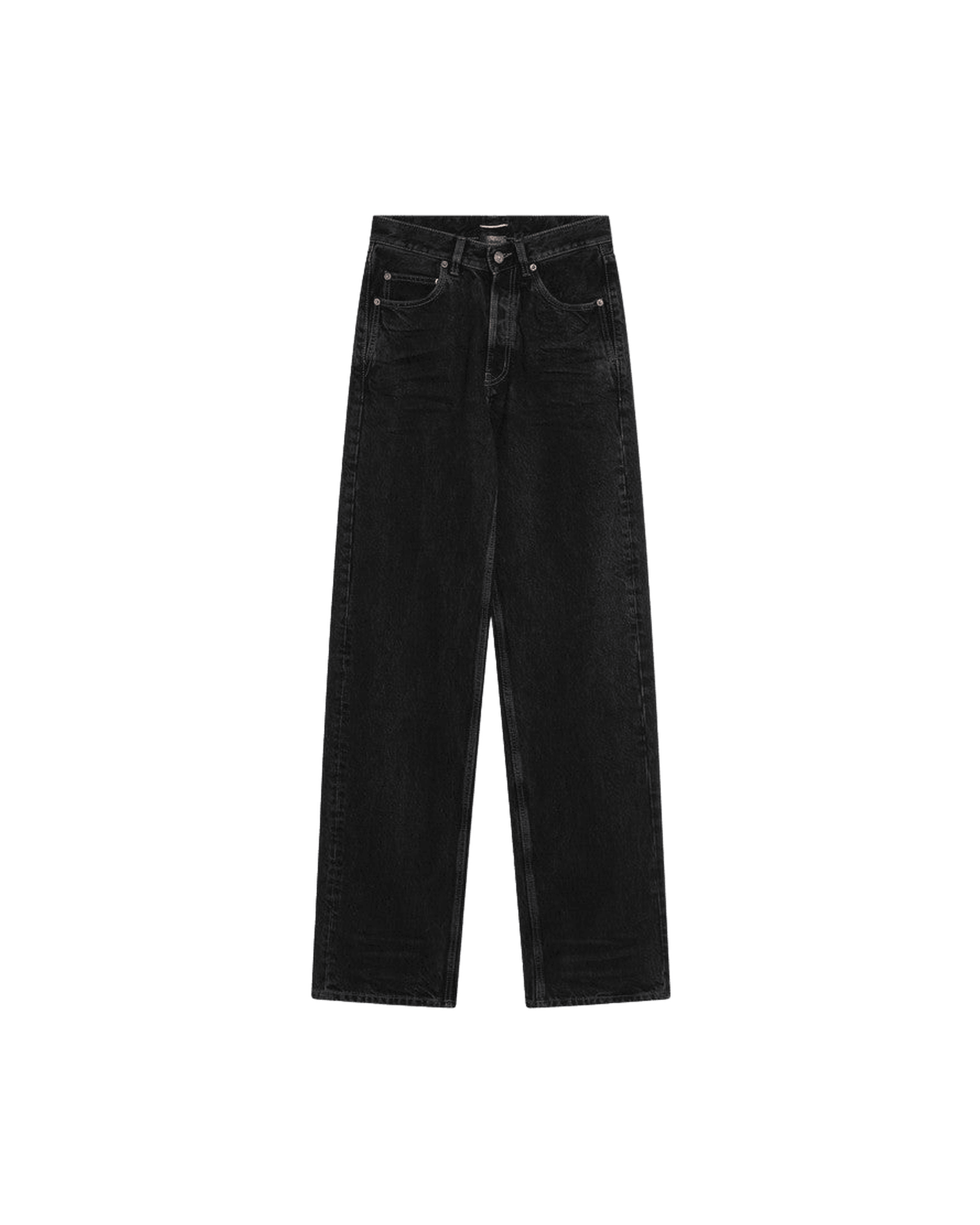 Saint Laurent Black Jeans With V Waist Glam Steals