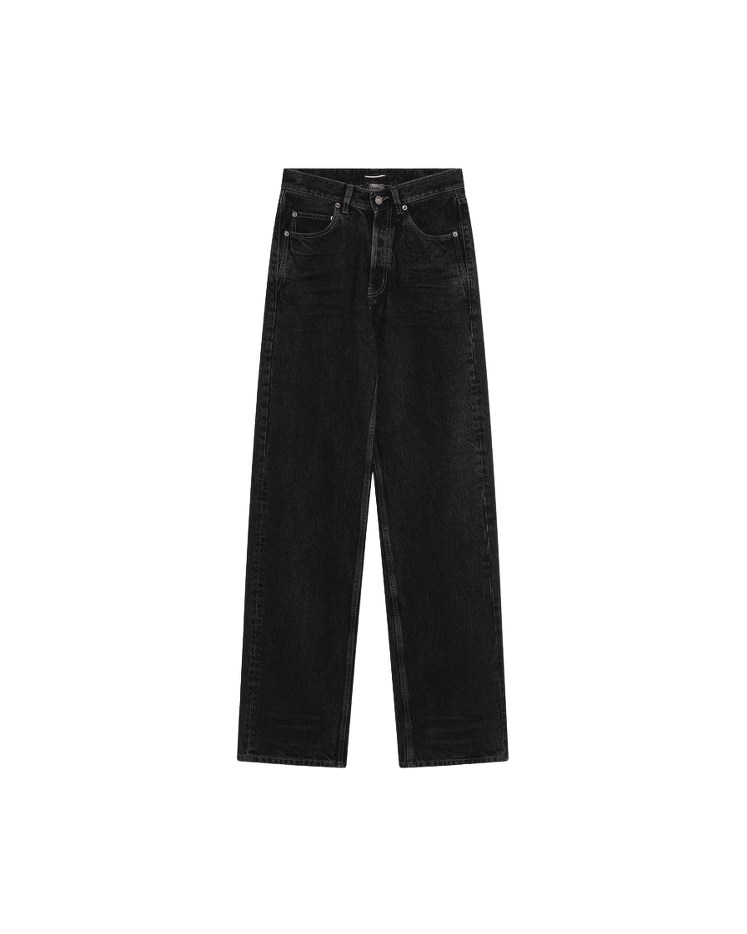 Saint Laurent Black Jeans With V Waist Glam Steals