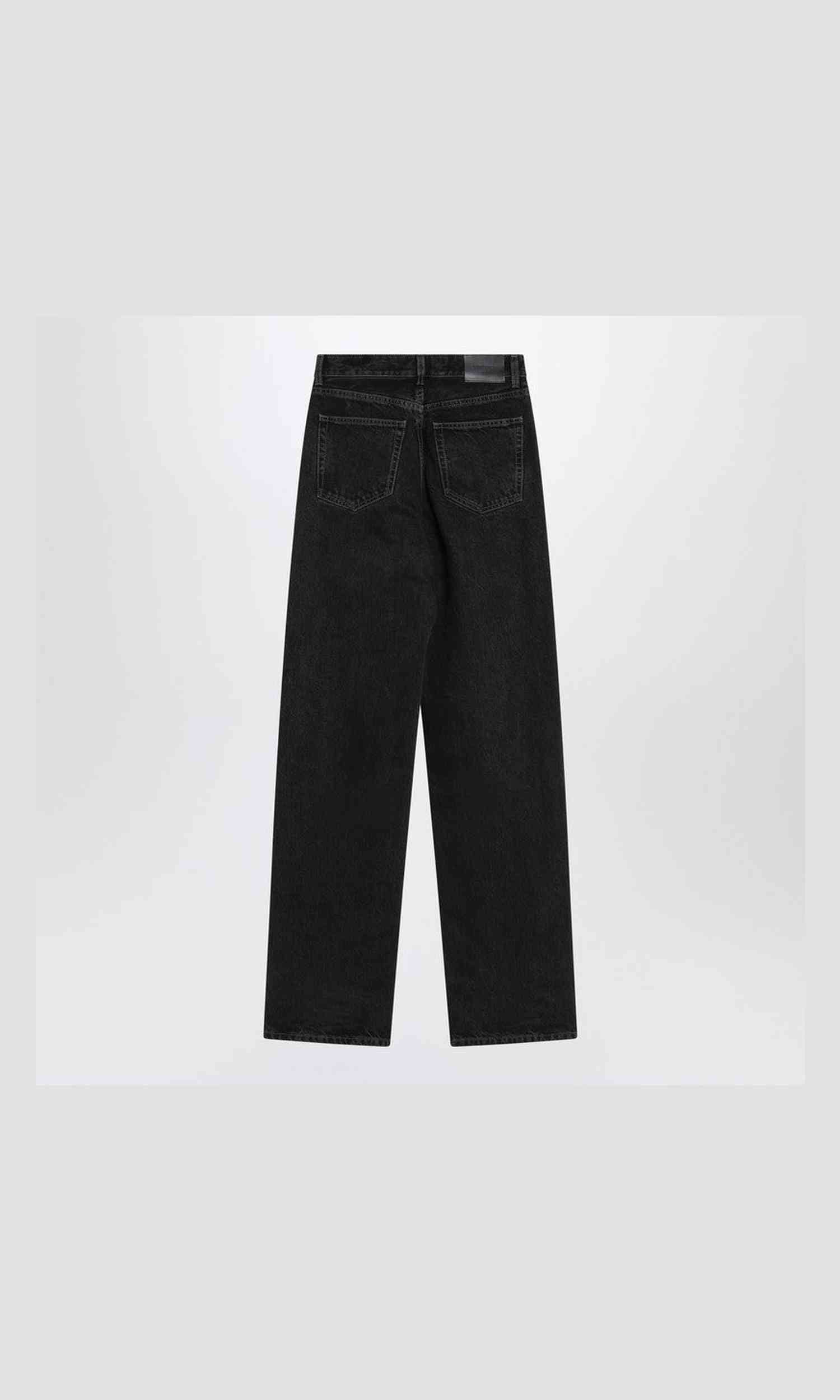 Saint Laurent Black Jeans with V Waist Glam Steals