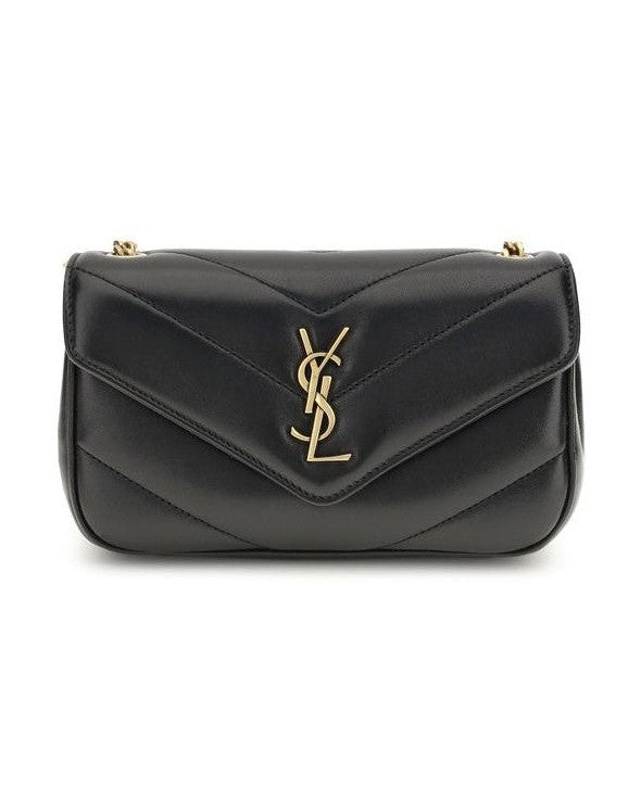 Saint Laurent Black Lamb Ovis Aries Shoulder Bag Glam Steals