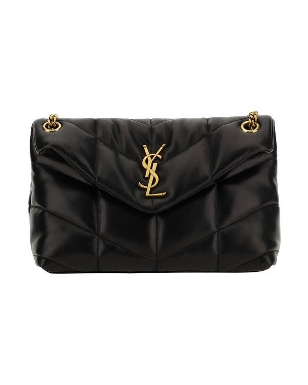 Saint Laurent Black Lamb Ovis Aries Shoulder Bag Glam Steals