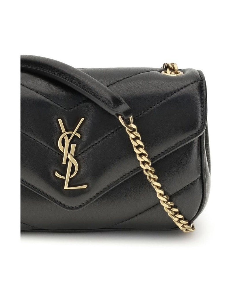 Saint Laurent Black Lamb Ovis Aries Shoulder Bag Glam Steals