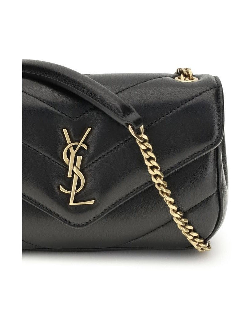 Saint Laurent Black Lamb Ovis Aries Shoulder Bag Glam Steals