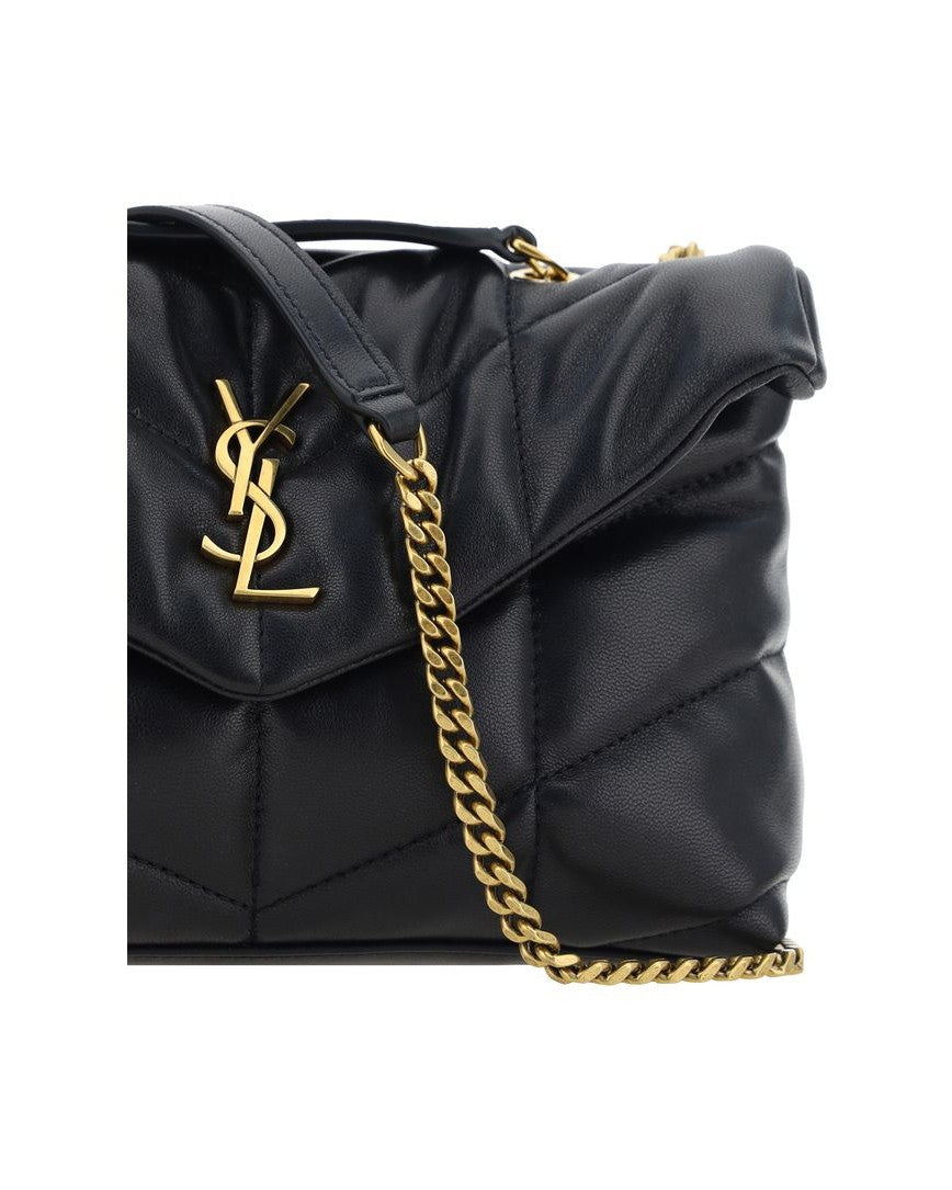 Saint Laurent Black Lamb Ovis Aries Shoulder Bag Glam Steals