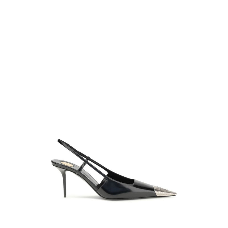 Saint Laurent Black Leather High Heel Pumps Glam Steals