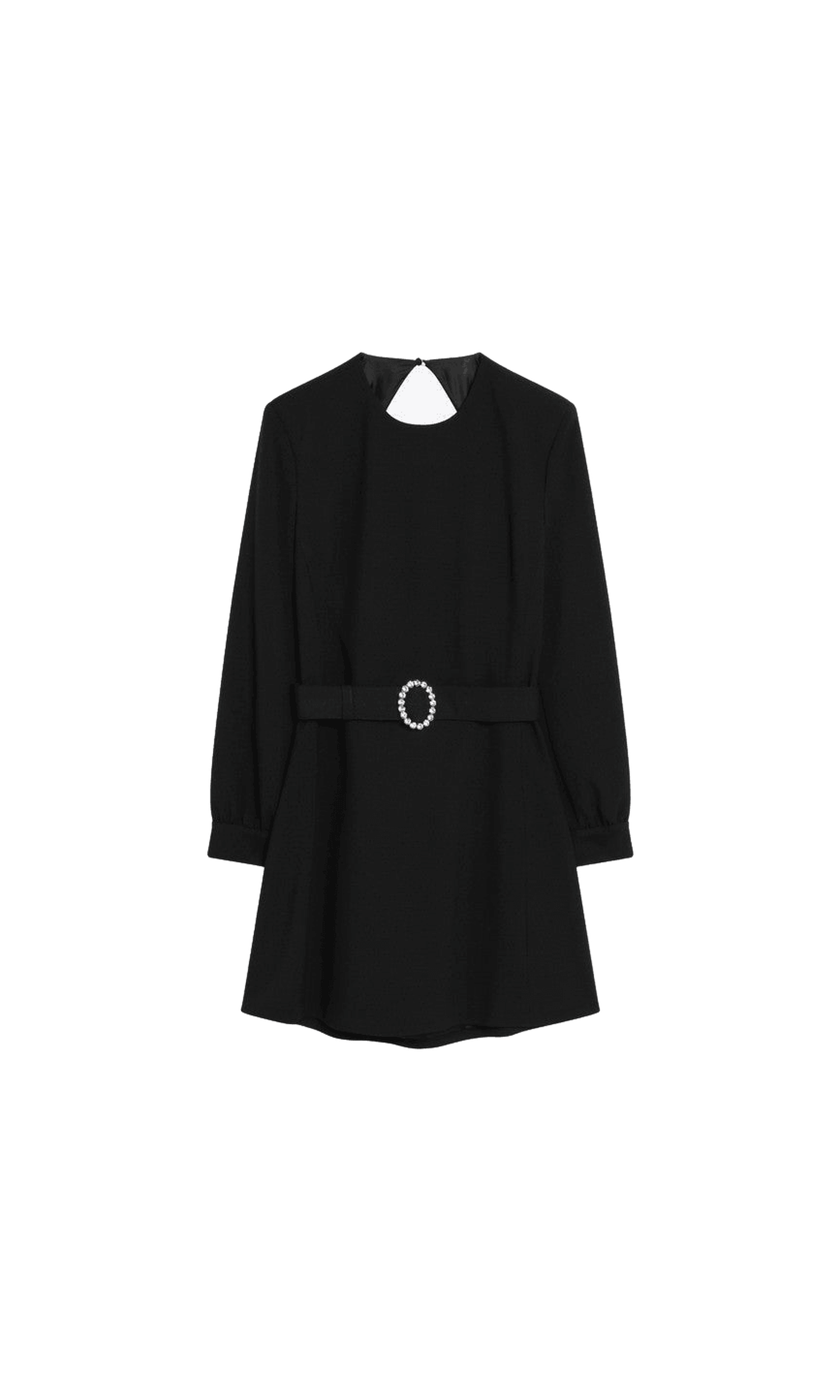 Saint Laurent Black Mini Dress with Belt Glam Steals