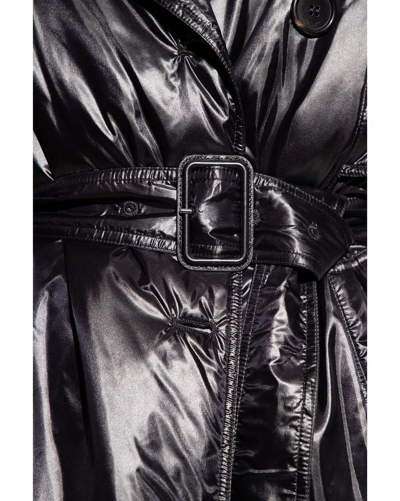 Saint Laurent Black Polyamide Coat 