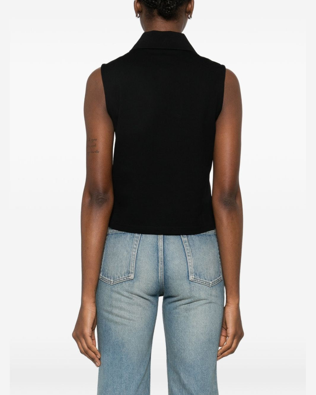 Saint Laurent Black Top Topwear
