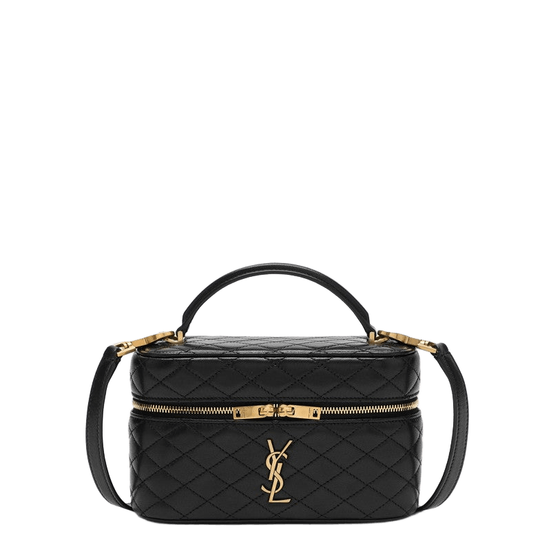 Saint Laurent Black Vanity Gaby Cassandre Bag Glam Steals
