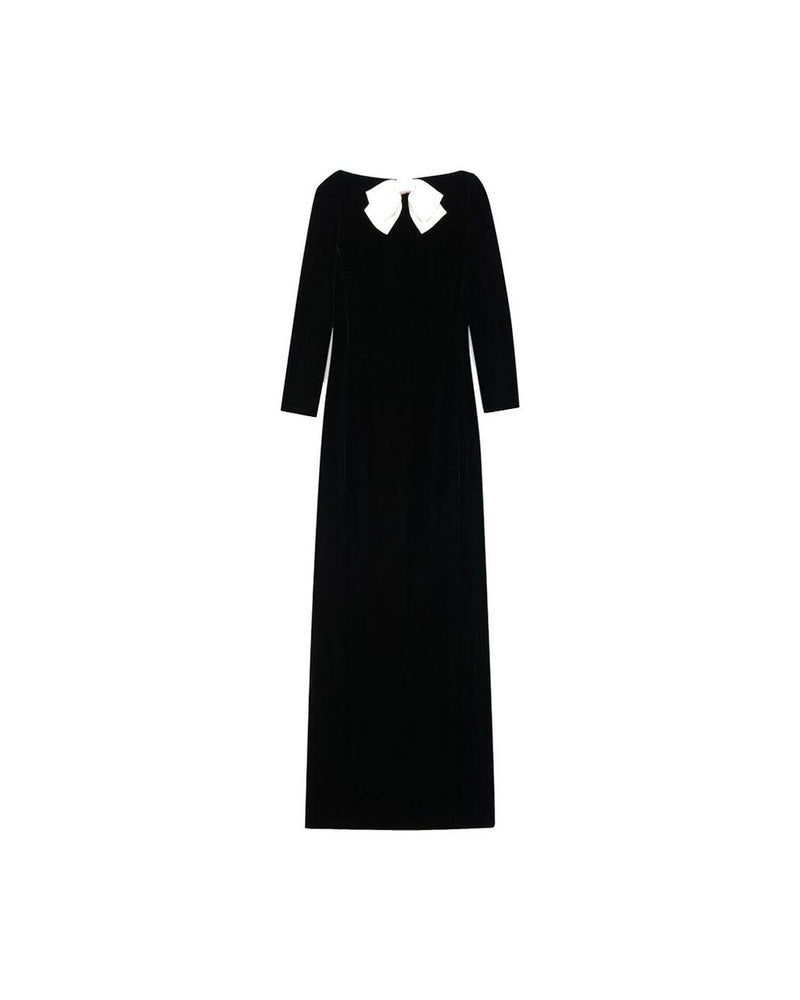 Saint Laurent Black Viscose Dress Glam Steals