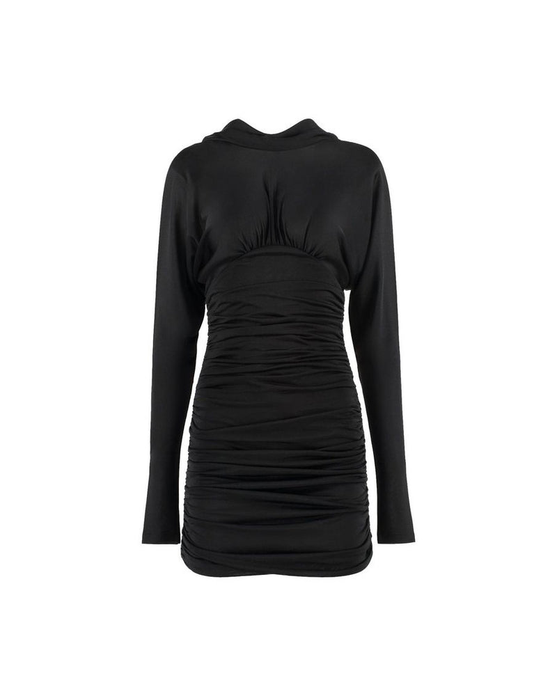 Saint Laurent Black Viscose Dress Glam Steals