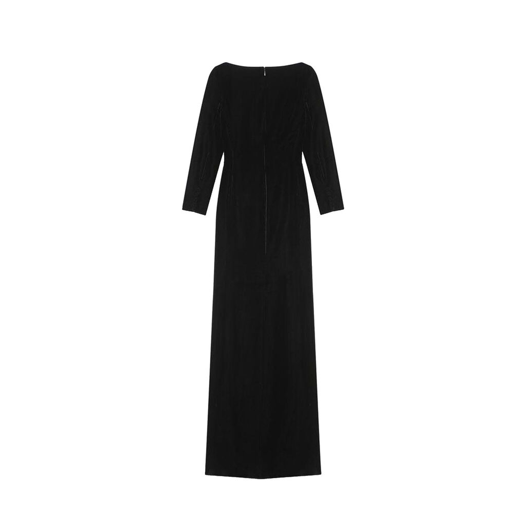 Saint Laurent Black Viscose Dress Glam Steals
