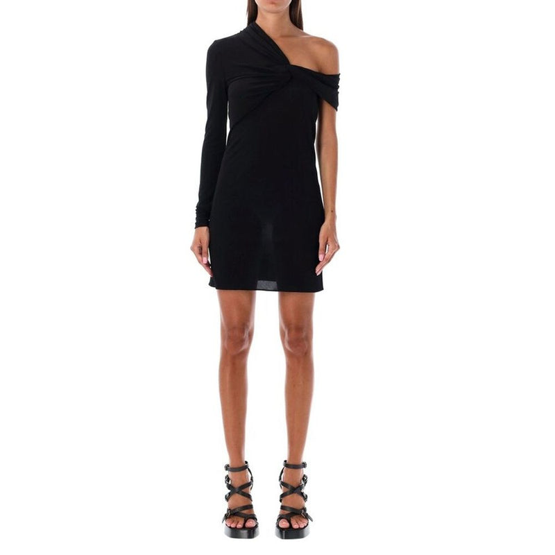Saint Laurent Black Viscose Dress Glam Steals