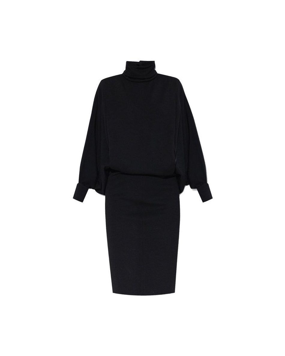 Saint Laurent Black Wool Dress 