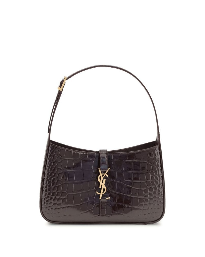 Saint Laurent Bordeaux Crocodile Shoulder Bag Glam Steals