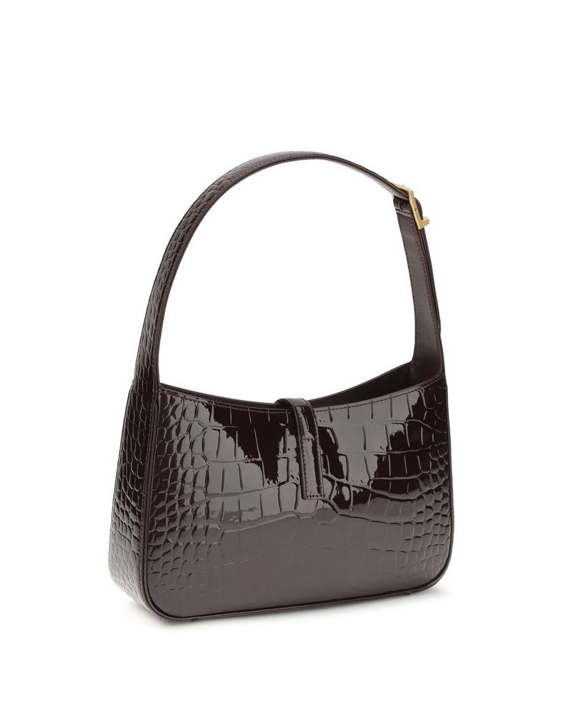 Saint Laurent Bordeaux Crocodile Shoulder Bag Glam Steals